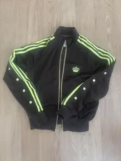 Respect me ジャージ 茶色/蛍光グリーン