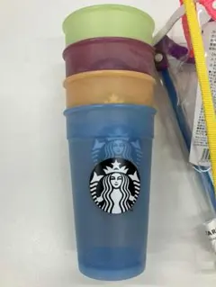 【スタバ　カラーチェンジコールドカップセット】355ml