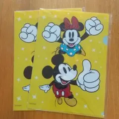 ミッキー ミニー クリアファイル2枚セット DUSKINのサムネイル