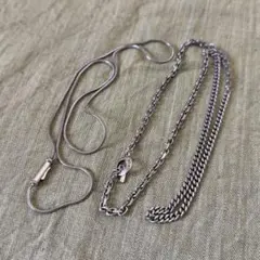 WYM LIDNM チェーンネックレス スネークチェーンネックレス