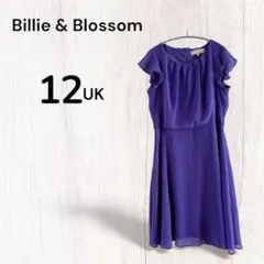 Billie & Blossom ノースリーブワンピース 12UK パープル