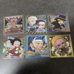ワンピース にふぉるめーしょん シール 6枚セット