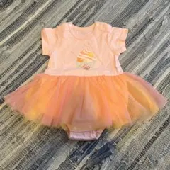 チュールロンパース 70cm baby ampersand ピンクのサムネイル