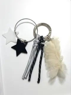 バッグチャーム　キーホルダー　じゃらじゃらキーホルダー