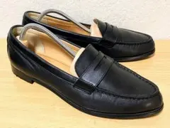 コインローファー レディース ブラック 24.5