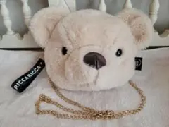 RICCARICA クマ型ポシェット ベージュ ショルダーバッグ 匿名