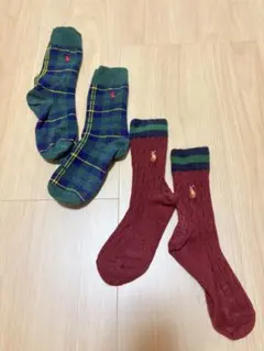 【2本セット】　Polo by Ralph Lauren 靴下22-24cm