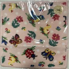 【新品未使用】フェイラータオルハンカチ　ハイジ　ペールピンク