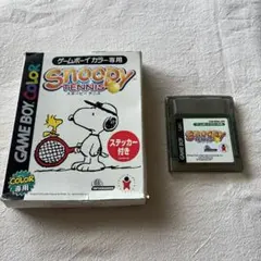スヌーピーテニス ゲームボーイカラー専用 ソフト 箱付き