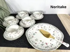 ノリタケ ボーンチャイナ ウェディングモール 3セット 美品 ノリタケ ボーンチャイナ スタジオコレクション ティー