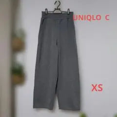 【美品】　UNIQLOC　ユニクロC　スウェットワイドパンツ　グレー　XS