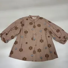 SUPER HAKKA チェック柄 バルーンスリーブ シャツ