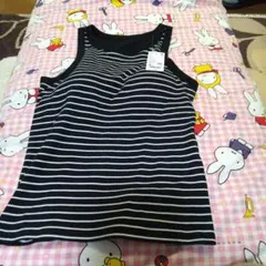 【新品】ユニクロ アメリカンスリーブブラタンクトップXL 黒