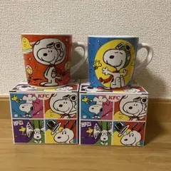 【新品未使用】スヌーピー KFC 陶器マグカップ 2個セット