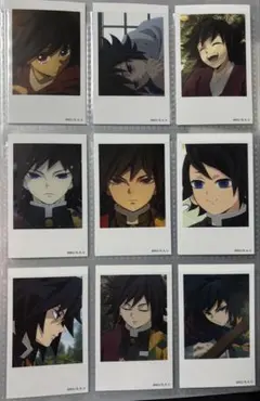 【新品】鬼滅の刃 冨岡義勇 チェキ風 ブロマイド　20種コンプリートセット