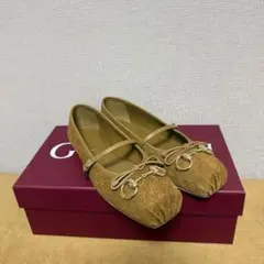【新品未使用】GUCCI ホースビット　フラットバレエシューズ　814413
