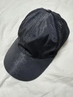 Gucci ブラック GGパターン キャップ サイズL Gucci Men's Black GG Logo L size cap hat from Japan Free Shipping
