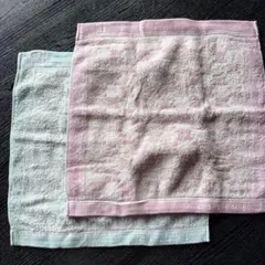 CELINE チェック柄ハンドタオル2枚セット