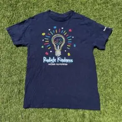 Radiate Kindness プリントTシャツ ネイビー イベント y2k