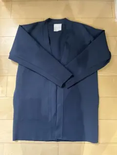 ESTNATION ノーカラーカーディガン ネイビーのサムネイル
