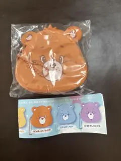 ケアベア　シリコンポーチ　テンダーハートベア