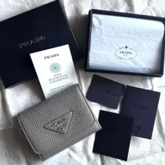 新品未使用 現行モデルPRADA☆鑑定済☆サフィアーノ1MH043 プラダ財布 