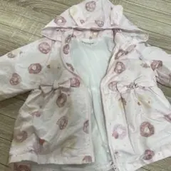ドーナツ柄フード付きアウター