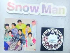 SnowMan ステッカー フレークシール