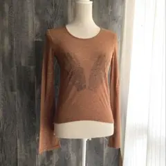 SHARE2000 新品未使用 カットソー 長袖 定価19,000円 ブラウン