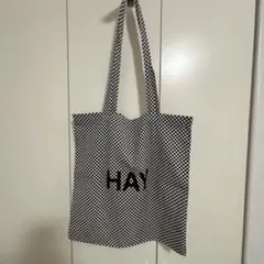 HAY チェック柄トートバッグ