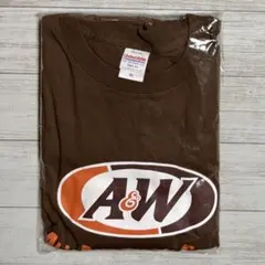 A&W ロゴ Tシャツ ブラウン XL 沖縄 エンダー