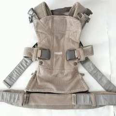 【美品】BabyBjorn ベビーキャリアONE KAI Air グレーベージュ