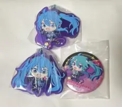 初音ミク マジカルミライ2025 ガチャ ラバーマスコット　缶バッジ