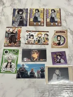 鬼滅の刃　まとめ売り　カード　ステッカー　すき家