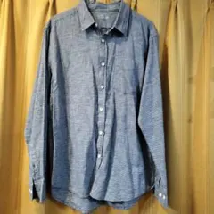 ストライプ 長袖シャツ LLサイズ