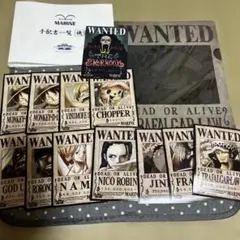 ワンピース ONE PEACE 手配書ファイル　クリアファイル　ロー　他