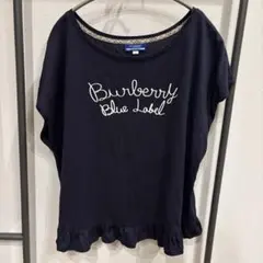 （67）Burberry Blue Label 半袖Tシャツ 38 ネイビー
