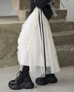 PAGEBOY ラインチュールボリュームスカート