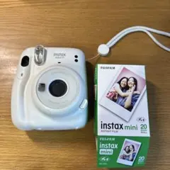 instax mini 11 ホワイト 本体 + フィルム