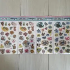 【新品、未開封】エンジェルブルー　デイジーラヴァーズ　エポキシシール4枚　セリア