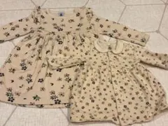 プチバトー　2点セット　姉妹お揃い