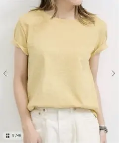 レミレリーフ Garment Dye T-shirt イエローのサムネイル