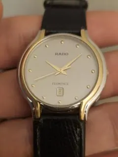 ラドー フローレンス メンズ 時計 クォーツ クリーニング済 稼動品 RADO