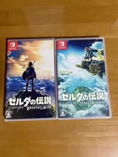 ゼルダの伝説 2本セット ブレワイ＋ティアキンNintendoSwitch - メルカリ