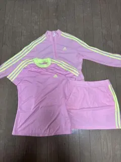 adidas スポーツウェア 3点セット ピンクのサムネイル