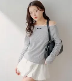 【Chico】♡コンパクトボーダートップス♡完売品