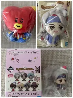 BTS V テテ TATA 一番くじ ぬいぐるみ ミニフィギュア 3つセット