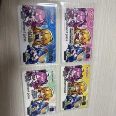 KONAMI アミューズメントパス 4枚セットのサムネイル