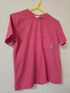 ポール・スミス　ジュニア　ピンク Tシャツ 刺繍 ポケット付き4aのサムネイル