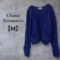 Chance Encounters 【M】紫色 ニット カーディガン レディース